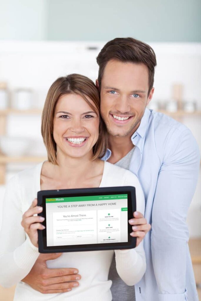 Order house cleaning online by Dallas Maids