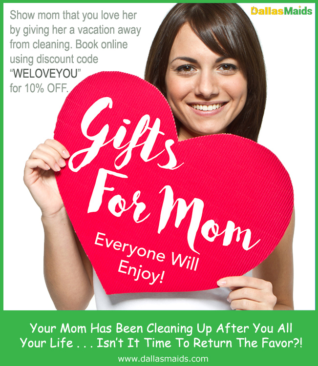 Dallas Maids - Mother holding heart gift