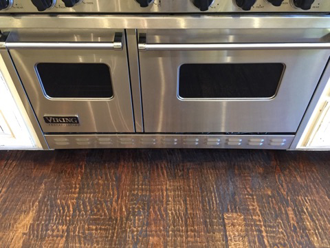 full view of reapir under oven