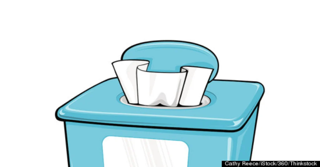 A box of paper towels