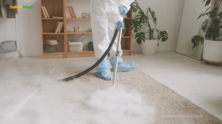 Carpet cleaning by Dallas Maids